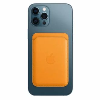 Чехол Apple Iphone Leather Wallet with MagSafe (California Poppy) - фото 3 Чехол Apple Iphone Leather Wallet with MagSafe (California Poppy) - фото 3