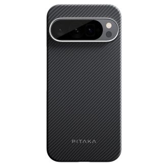 Чехол Pitaka Ultra-Slim Case Classic Twill 600D Black/Grey for Google Pixel 9 Pro XL (GPPB2402) - фото 1
