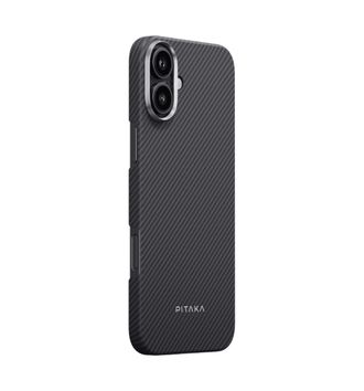 Чохол Pitaka Ultra-Slim Case Classic Twill 600D Black/Grey for iPhone 16 (KI1601A) - фото 2