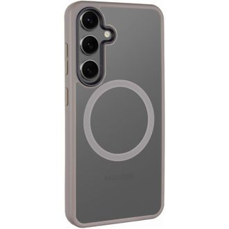 TPU+PC Чохол Metal Buttons with MagSafe Colorful для Samsung Galaxy S25 (Сірий / Grey) - фото 2 TPU+PC Чохол Metal Buttons with MagSafe Colorful для Samsung Galaxy S25 (Сірий / Grey) - фото 2