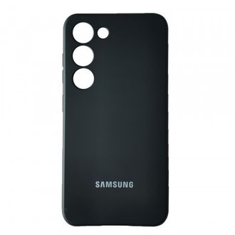 Чехол Silicone Case Full for Samsung S23 Plus Black - фото 1
