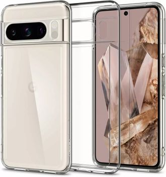 Чехол Spigen для Pixel 8 Pro - Ultra Hybrid, Crystal Clear (ACS06315) - фото 1