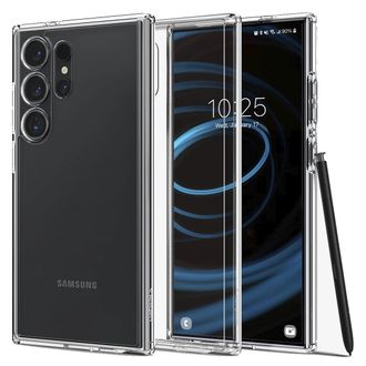 Чохол Spigen для Samsung Galaxy S24 Ultra - Ultra Hybrid, Crystal Clear (ACS07292) - фото 1