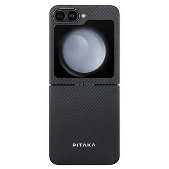 Чохол Pitaka MagEZ Case 5 Twill Black/Grey for Samsung Galaxy Z Flip 6 (FBFLIP6) - фото 1 Чохол Pitaka MagEZ Case 5 Twill Black/Grey for Samsung Galaxy Z Flip 6 (FBFLIP6) - фото 1