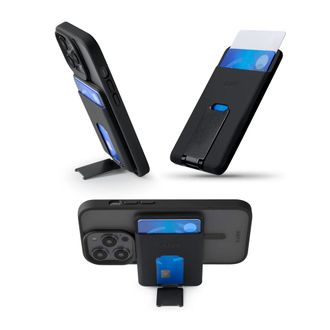 Тримач-гаманець LAUT FLEXI PROP for iPhone with MagSafe Black (L_MS_FP_BK) - фото 3