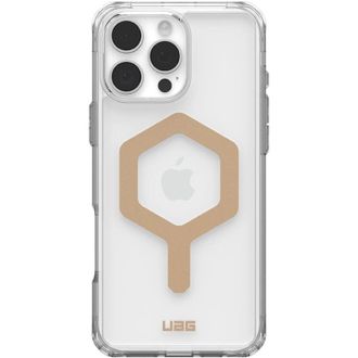 Чохол UAG для iPhone 16 Pro Max, Plyo Magsafe, Ice/Gold (114481114381) - фото 1