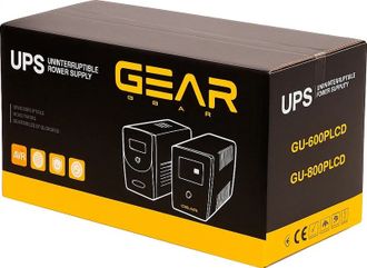 Источник бесперебойного питания GEAR GU-600PLCD - фото 3 Источник бесперебойного питания GEAR GU-600PLCD - фото 3
