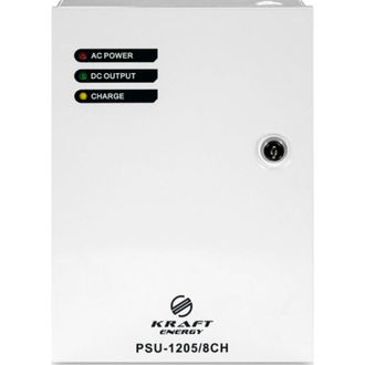 Источник бесперебойного питания Kraft Energy PSU-1205/8CH (41-00031) - фото 2 Источник бесперебойного питания Kraft Energy PSU-1205/8CH (41-00031) - фото 2
