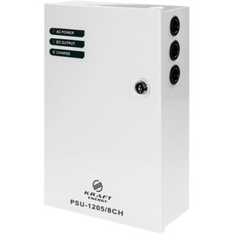Источник бесперебойного питания Kraft Energy PSU-1205/8CH (41-00031) - фото 1 Источник бесперебойного питания Kraft Energy PSU-1205/8CH (41-00031) - фото 1