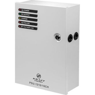 Источник бесперебойного питания Kraft Energy PSU-1210/16CH (41-00033) - фото 1 Источник бесперебойного питания Kraft Energy PSU-1210/16CH (41-00033) - фото 1