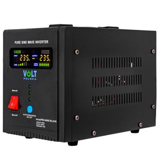 Джерело безперебійного живлення Volt Polska SINUS PRO 800 E BLACK (3SP090812B) Europe - фото 1 Джерело безперебійного живлення Volt Polska SINUS PRO 800 E BLACK (3SP090812B) Europe - фото 1