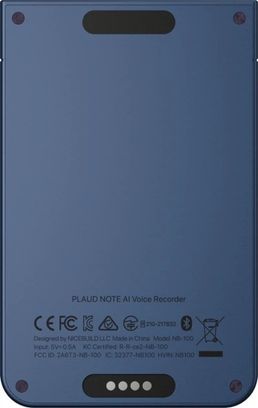 Цифровий диктофон Plaud Note ChatGPT Empowered AI Voice Recorder Navy Blue (NB-100-NB) (UA) - фото 3