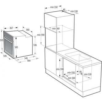 Вбудована духова шафа GORENJE BOS 67371 SYW - фото 4 Вбудована духова шафа GORENJE BOS 67371 SYW - фото 4