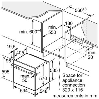 Вбудована духова шафа Bosch HJG852YW0T - фото 4