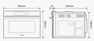 Встраиваемая духовая шкаф Samsung NQ5B4353FBK/WT - фото 2