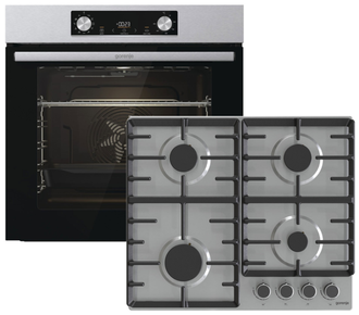 Комплект духового шкафа электрического Gorenje BO6735E02X + варочной поверхности газовой GORENJE G642ABX - фото 1 Комплект духового шкафа электрического Gorenje BO6735E02X + варочной поверхности газовой GORENJE G642ABX - фото 1