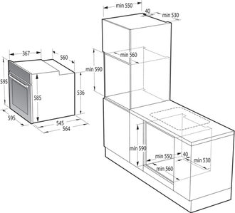 Комплект духового шкафа электрического Gorenje BO6735E02X + варочной поверхности газовой GORENJE G642ABX - фото 5 Комплект духового шкафа электрического Gorenje BO6735E02X + варочной поверхности газовой GORENJE G642ABX - фото 5