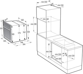 Вбудована духова шафа Gorenje BPS6737E14BG - фото 4