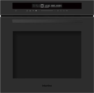 Вбудована духова шафа Interline OEG 935 STG BA Pure Black - фото 1 Вбудована духова шафа Interline OEG 935 STG BA Pure Black - фото 1