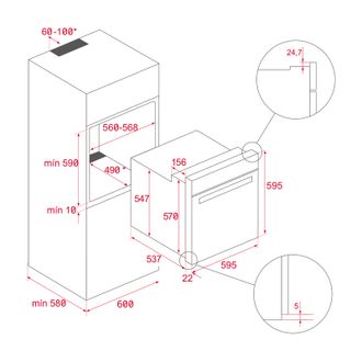 Встраиваемый духовой шкаф Teka HLB 8510 P (111000046) Europe - фото 4 Встраиваемый духовой шкаф Teka HLB 8510 P (111000046) Europe - фото 4