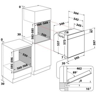 Вбудована духова шафа Whirlpool WOI11P8FHT2SBAF - фото 7
