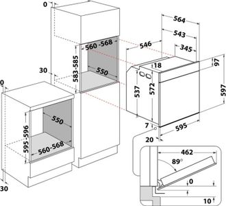 Вбудована духова шафа Whirlpool WOI5S8PPM1SBA - фото 5 Вбудована духова шафа Whirlpool WOI5S8PPM1SBA - фото 5