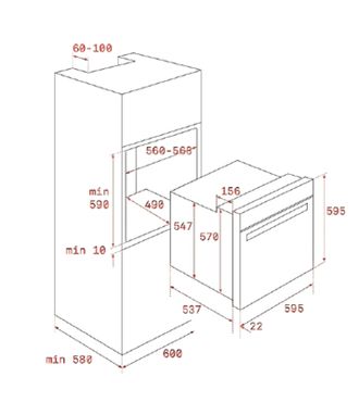 Вбудована духова шафа Teka HRB 6300 AT 111010010 - фото 2 Вбудована духова шафа Teka HRB 6300 AT 111010010 - фото 2