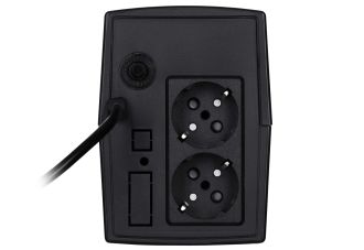 ИБП 2E ED850, 850VA/480W, LED, 2XSCHUKO (2E-ED850) - фото 3