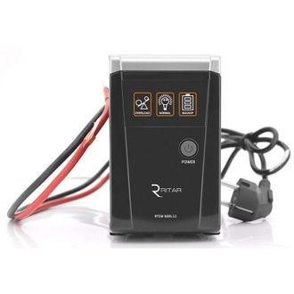 ДБЖ Ritar RTSW-600L12 LED 600VA/360W - фото 2 ДБЖ Ritar RTSW-600L12 LED 600VA/360W - фото 2