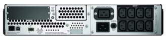 Джерело безперебійного живлення APC Smart-UPS RM 3000VA 2U LCD (SMT3000RMI2U) - фото 3 Джерело безперебійного живлення APC Smart-UPS RM 3000VA 2U LCD (SMT3000RMI2U) - фото 3