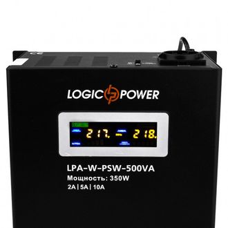 ДБЖ LogicPower LPA-W-PSW-500VA (7145) - фото 2 ДБЖ LogicPower LPA-W-PSW-500VA (7145) - фото 2