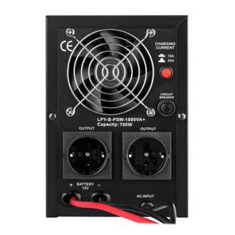ДБЖ LogicPower LPY-B-PSW-1000VA+ 700Вт 10A/20A (4151) - фото 2 ДБЖ LogicPower LPY-B-PSW-1000VA+ 700Вт 10A/20A (4151) - фото 2