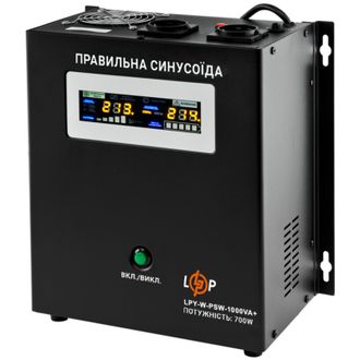 ДБЖ LogicPower LPY-W-PSW-1000VA+ (4144) - фото 1 ДБЖ LogicPower LPY-W-PSW-1000VA+ (4144) - фото 1