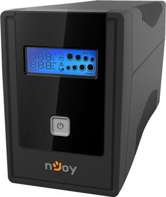 ДБЖ NJOY Cadu 650 (UPCMTLS665TCAAZ01B), Lin.int., AVR, 2 x Schuko, USB, LCD, пластик - фото 1 ДБЖ NJOY Cadu 650 (UPCMTLS665TCAAZ01B), Lin.int., AVR, 2 x Schuko, USB, LCD, пластик - фото 1