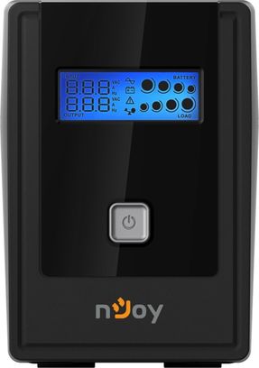 ДБЖ NJOY Cadu 650 (UPCMTLS665TCAAZ01B), Lin.int., AVR, 2 x Schuko, USB, LCD, пластик - фото 2 ДБЖ NJOY Cadu 650 (UPCMTLS665TCAAZ01B), Lin.int., AVR, 2 x Schuko, USB, LCD, пластик - фото 2