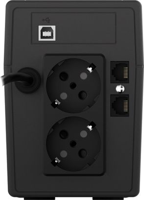 ДБЖ NJOY Cadu 650 (UPCMTLS665TCAAZ01B), Lin.int., AVR, 2 x Schuko, USB, LCD, пластик - фото 3 ДБЖ NJOY Cadu 650 (UPCMTLS665TCAAZ01B), Lin.int., AVR, 2 x Schuko, USB, LCD, пластик - фото 3