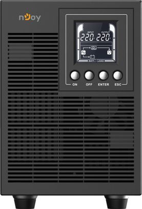 ИБП NJOY Echo Pro 2000 (UPOL-OL200EP-CG01B), Online, 4 x Schuko, USB, LCD, металл - фото 3