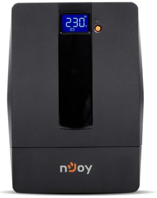 ИБП NJOY Horus Plus 1000 (PWUP-LI100H1-AZ01B), Lin.int., AVR, 4 x евро, USB, LCD, пластик - фото 2