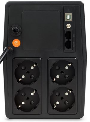 ИБП NJOY Horus Plus 1000 (PWUP-LI100H1-AZ01B), Lin.int., AVR, 4 x евро, USB, LCD, пластик - фото 3