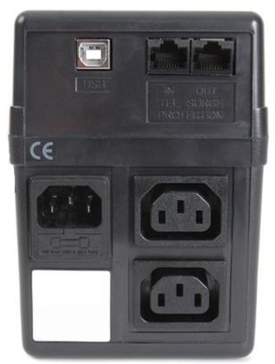 ИБП Powercom BNT-600AP, Lin.int., AVR, 2 x IEC, USB, пластик (00210085) - фото 3 ИБП Powercom BNT-600AP, Lin.int., AVR, 2 x IEC, USB, пластик (00210085) - фото 3