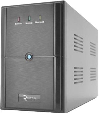 ИБП Ritar E-RTM1200L ELF-L 720W, Lin.int., AVR, 3xSchuko, металл (E-RTM1200/07858) - фото 1