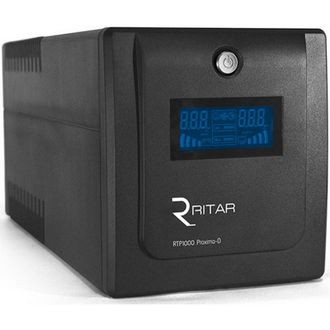 Источник бесперебойного питания Ritar RTP1000 (600W) Proxima-D (RTP1000D) - фото 1 Источник бесперебойного питания Ritar RTP1000 (600W) Proxima-D (RTP1000D) - фото 1