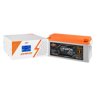 Комплект резервного живлення LogicPower B1500 White + літієва (LiFePO4) батарея 2560Wh - фото 1 Комплект резервного живлення LogicPower B1500 White + літієва (LiFePO4) батарея 2560Wh - фото 1