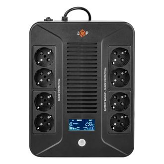 ДБЖ LogicPower LP-UL1000VA-8PS 600Вт (16162) - фото 1 ДБЖ LogicPower LP-UL1000VA-8PS 600Вт (16162) - фото 1