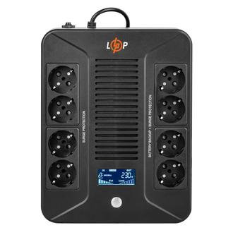 ИБП LogicPower LP-UL600VA-8PS (16160) - фото 1 ИБП LogicPower LP-UL600VA-8PS (16160) - фото 1