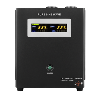 Комплект резервного живлення LogicPower W1500 + мультигелевая батарея 4140 Ватт (19810) - фото 2 Комплект резервного живлення LogicPower W1500 + мультигелевая батарея 4140 Ватт (19810) - фото 2