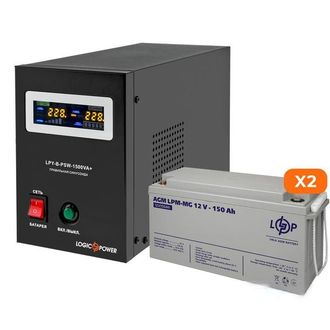 Комплект резервного живлення LogicPower B1500 + мультигелева батарея 4140 Вт (19809) - фото 1 Комплект резервного живлення LogicPower B1500 + мультигелева батарея 4140 Вт (19809) - фото 1