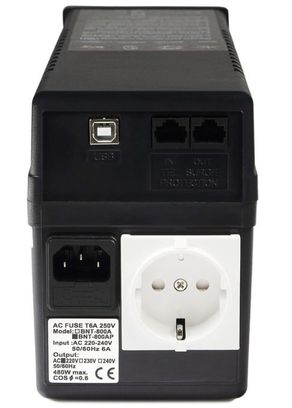 ДБЖ Powercom BNT-800AP Schuko - фото 3 ДБЖ Powercom BNT-800AP Schuko - фото 3