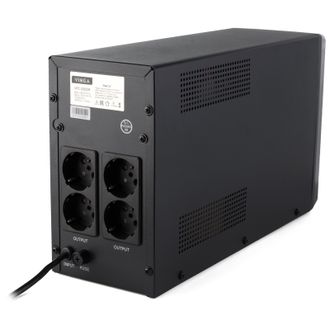 ИБП Vinga LCD 2000VA metall case (VPC-2000M) - фото 3