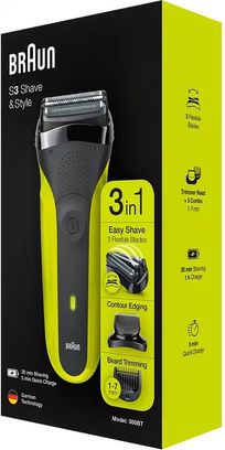 Электробритва Braun Series 3 300BT Black/Green Europe - фото 5